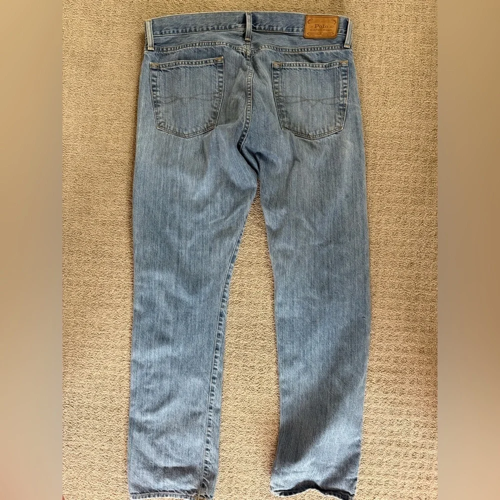 Ralph Lauren Men's Denim Blue Hampton Straight Jeans